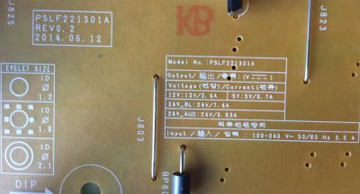 FUENTE DE PODER / VIZIO 056.04224.0011 / 056042240011 / PSLF221301A / MODELO D650i-B2 LWZARPAQ	 - Imagen 2