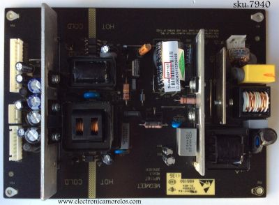 FUENTE DE PODER / COBY MP116T / KB5150 / PANEL LTA320AP05-C02 / MODELOS TFTV3227 / TFDVD3299