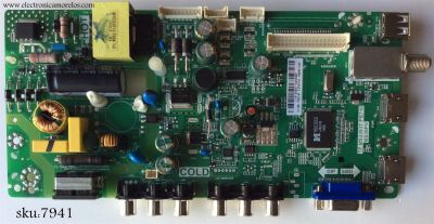 MAIN / FUENTE / TCL  L14120087 / TP.MS3393T.PB710 / MS39PV / 02-SHY9V-CFLA01 / V8-MS39PVL-LF1V026 / GLE117900K / T8-28LATL-MA1 / MODELO DE 28''