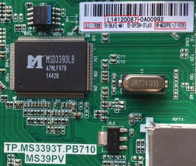 MAIN / FUENTE / TCL  L14120087 / TP.MS3393T.PB710 / MS39PV / 02-SHY9V-CFLA01 / V8-MS39PVL-LF1V026 / GLE117900K / T8-28LATL-MA1 / MODELO DE 28'' - Imagen 2
