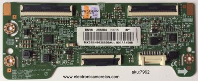 T-CON PARA TV SAMSUNG / NUMERO DE PARTE BN96-38630A / BN41-02111A / BN97-09030D / PARTE SUSTITUTA BN96-30133A / PANEL CY-JJ032BGLV2H / MODELOS UN32J525DAFXZA TS01 / UN32J5003AFXZA TS01 / LH32DMEPLGA/GO VS03