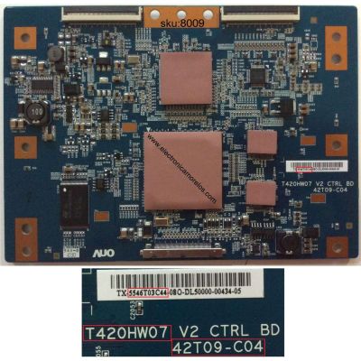 T-CON / RCA 55.46T03.C44 / T420HW07 / 42T09-C04 / 5546T03C44 / MODELO 46LA45RQ 	