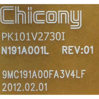 FUENTE DE PODER / TOSHIBA PK101V2730I / 75030676 / PK101V2730 / N191A001L REV:01 / 9MC191A00FA3V4LF / MODELO 55L7200U	 - Imagen 2