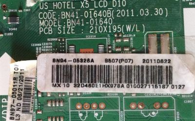 MAIN/ SAMSUNG BN94-05326A / BN41-01640B / BN97-05011R / MODELO LN32D460E1HXZX	 - Imagen 2