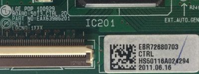 MAIN LOGICA / LG EBR72680703 / EAX63986201 /MODELO 50PT350-UD	 - Imagen 2