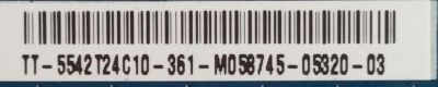 T-CON / RCA 55.42T24.C10 / T420HVD0.0 / 42T24-C08 / 5542T24C10 / MODELO LED42C45RQ	 - Imagen 2
