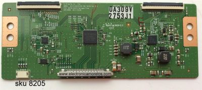 T-CON / TOSHIBA 6871l-2753j / 75030691 / 2753J / 6870C-0401C / MODELO 47L6200U	