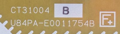 FUENTE DE PODER / PANASONIC N0AE3HJ00015 / CT31004 B / U84PA-E0011754B / MODELO TC-55DT50	 - Imagen 2