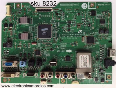MAIN / SAMSUNG BN91-02619B / BN41-01010D / PANEL LTM230HT01 / MODELO LS23CFUKFY/ZA