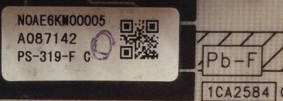 FUENTE DE STANDBY / PANASONIC N0AE6KM00005 / PS-319-F / NOAE6KM00005 / PANEL MC165FJ1431 / MODELOS TC-P60GT30 / TC-P60S30 / TC-P60ST30 / TC-P60U50 / TC-65PST34 / TC-P65GT30 / TC-P65ST30 / TC-P65VT30 - Imagen 2