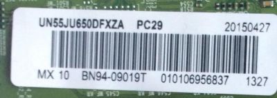 MAIN / SAMSUNG BN94-09019T / BN41-02344B / BN97-09272B / SUSTITUTAS BN97-10520F / BN94-09283Y / BN94-09402E / BN94-10520F / BN94-08775A / MODELO UN55JU650DFXZA TH01 / PANEL CY-GJ055HGLV1H - Imagen 2
