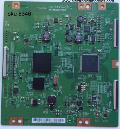 T-CON PARA TV SAMSUNG / NUMERO DE PARTE 35-D078802 / V320HK2-CPE1 / PANEL LE500CGM-C1 / MODELOS UN50ES6100 / UN50ES6150 / UN50KU6290 / UN50ES6100FXZA / UN50ES6150FXZA / UN50KU6290FXZA DG10
