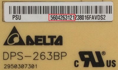 FUENTE DE PODER / VIZIO 56.04263.121 / 5604263121 / DPS-263BP / 2950307301 / MODELOS M650VSE / M650VSE LWJANAAN / M650VSE LWJANAAP - Imagen 2