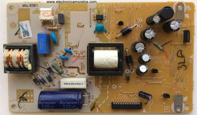 FUENTE DE PODER / PHILIPS A31LA021 / BA31L0F0102 1 / MODELO 24PFL4508/F8	