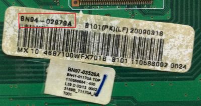 MAIN PARA TV  SAMSUNG NUMERO DE PARTE  BN94-02979A / BN41-01170A / BN97-03526A / MODELO UN46B7100WFXZA / PANEL LTF460HF08 A04 - Imagen 2