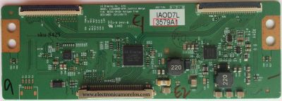 T-CON / LG 6871L-3579A / 6870C-0452A / 3579A / PANEL´S LC420DUE (SF)(R5) / LC420DUE (SF)(R1) / MODELOS 42LN5200-UM BUSQLHR / 42LN5300-UB BUSQLJR / 42LN5400-UA BUSQLJR / 42LN5400-UA BUSYLHR / 42LN5400-UA BUSYLJR / PARTES SUSTITUTAS CHECAR EN DESCRIPCION.