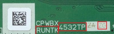 T-CON / SHARP RUNTK4532TPZG / RUNTK4532TP / RUNTK / 4532TP / CPWBX4532TPZG / MODELO LC-60E69U	 - Imagen 2