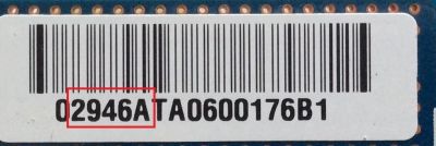 BACKLIGHT INVERTER / MITSUBISHI LJ97-02946A / SSL550EL03 / 2946A / SSL550EL03 REV:0.1 / PANEL LTA460HQ02-001 / MODELO LT-46265 - Imagen 2