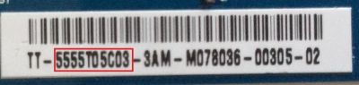 T-CON / WESTINGHOUSE 55.55T05.C03 / 5555T05C03 / 55T02-C07 / T550HVN01.0 / MODELO DWM55F1Y1 TW-75901-C055C	 - Imagen 2