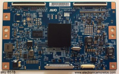 T-CON / SAMSUNG 55.55T14.C01 / 5555T14C01 / T550HVN03.0 / 55T10-C02 / SUSTITUTA 55.55T02.C10 / MODELO UN55FH6003FXZA AH01 / PANEL DF550CGA-B1