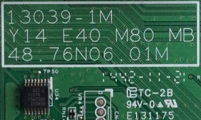 MAIN / VIZIO 91.76N10.001G / 5576N01001G / 55.76N01.001G / 48.76N06.01M / MODELO E320I-B2 LWZQPKEP	 - Imagen 2