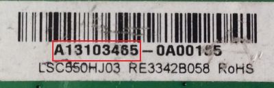 LED DRIVER / RCA A13106465 / PL.MS6M30.1D-1 13222 / RE3342B060-A1 / MODELO LED55C55R120Q	 - Imagen 2