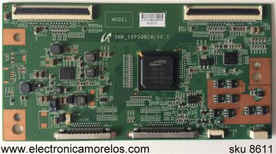 T-CON PARA TV RCA / NUMERO DE PARTE LJ94-26120B / 26120B / SNB_12PSQBC4LV0.1 / PANEL LSC550HQ03-12v / MODELO LED55C55R120Q / LED55C55R120Q 3527-LE55C55-Q412597