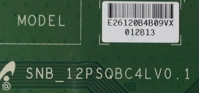 T-CON PARA TV RCA / NUMERO DE PARTE LJ94-26120B / 26120B / SNB_12PSQBC4LV0.1 / PANEL LSC550HQ03-12v / MODELO LED55C55R120Q / LED55C55R120Q 3527-LE55C55-Q412597 - Imagen 2