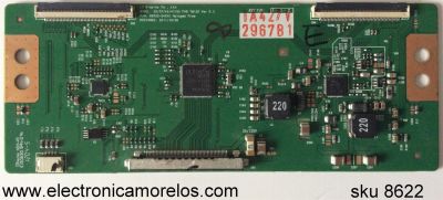 T-CON / JVC 6871L-2967B / 2967B / 6870C-0401C / MODELO JLE55SP4000	