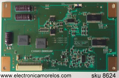 LED DRIVER PARA TV SANYO / NUMERO DE PARTE 2G-D081412 / L390H1-1EE / L390H1-1EE-C012C / PANEL V390HJ1-LE1 Rev.C1 / MODELOS DP39E63 P39E63-00 / DP39E23 P39E23-00