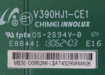 T-CON PARA TV SANYO / NUMERO DE PARTE 3E-D095266 / V390HJ1-CE1 / E88441 / PANEL V390HJ1-LE1 Rev.C1 / MODELO DP39E23 P39E23-00 - Imagen 2