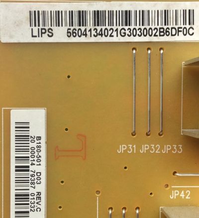 FUENTE DE PODER / VIZIO 56.04134.021 / 5604134021 / 4H.B1800.091/B1 / B180-501 / MODELO E551I-A2 / E551I-A2 LWJAOBAP - Imagen 2