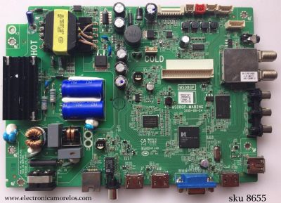 MAIN / FUENTE (COMBO) / TCL V8-0MS08GP-LF1V030 / 40-MS08GP-MAB2HG / IFE120259F / MS08GP /  MODELO 40'' / ESTAS TARJETAS SON CHINAS Y LAS UTILIZAN VARIAS MARCAS Y MODELOS, SEÑALARE SOLO ALGUNAS MARCAS / TCL / HKPRO / SANYO / FUSION / PIONEER