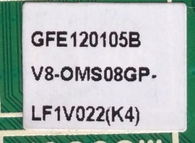MAIN FUENTE (COMBO) PARA TV TCL / NUMERO DE PARTE V8-OMS08GP-LF1V022 / V8-0MS08GP-LF1V022(K4) / 40-MS08GP-MAB2HG / MS08GP / GFE120105B / E342828 / MODELO 32'' - Imagen 2