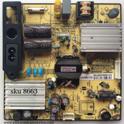 FUENTE DE PODER / PIONEER 81-PBE028-PW1XT / CQC09001032302 / DLBB253 REV:9.1 / MODELO LED-32B300	