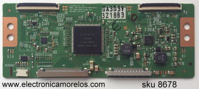 T-CON PARA TV VIZIO / NUMERO DE PARTE 6871L-3218B / 3218B / 6870C-0450A / PANEL V550FWMS01 / MODELO M551D-A2R  / M551D-A2R LWJJOJEP