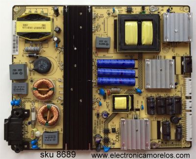 FUENTE DE PODER / SANYO 81-PBE055-H08 / SHLD5510F-101H / MODELO FW65D25T	