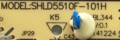 FUENTE DE PODER / SANYO 81-PBE055-H08 / SHLD5510F-101H / MODELO FW65D25T	 - Imagen 3