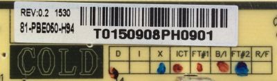 FUENTE DE PODER PARA TV TCL / NUMERO DE PARTE 81-PBE050-H94 / SHG5504E-101H / DLBB430 REV:0.2 / MODELO 48FD2700 / PLE-55S05FHD - Imagen 2