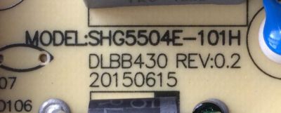 FUENTE DE PODER PARA TV TCL / NUMERO DE PARTE 81-PBE050-H94 / SHG5504E-101H / DLBB430 REV:0.2 / MODELO 48FD2700 / PLE-55S05FHD - Imagen 3