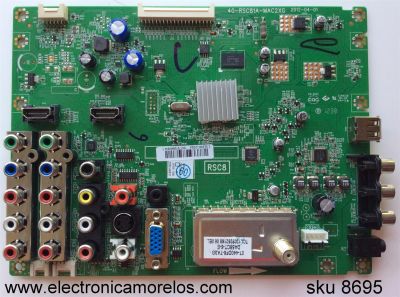 MAIN PARA TV / NUMERO DE PARTE V8-ORSC812-LF1R003 / 40-RSC81A-MAC2XG / RSC8 / OLE951292A / V8-0RSC812-LF1R003 / 0LE951292A / MODELO 32''