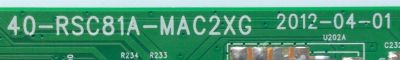 MAIN PARA TV / NUMERO DE PARTE V8-ORSC812-LF1R003 / 40-RSC81A-MAC2XG / RSC8 / OLE951292A / V8-0RSC812-LF1R003 / 0LE951292A / MODELO 32'' - Imagen 3