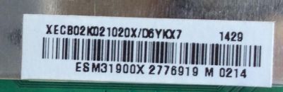 MAIN / VIZIO 756XECB02K021 / XECB02K021 / 715G6381-M01-000-004I / MODELO E390-A1 LTY6NQCQ	 - Imagen 2
