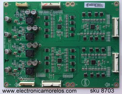 LED DRIVER PARA TV VIZIO / NUMERO DE PARTE LNTVEV13ZUAA9 / 715G6831-T0F-000-004I / 715G6831-T01-000-004I / PANEL TPT500DK-QS1 REV:SC1E / MODELOS P502UI-B1 / P502UI-B1E / P502UI-B1E LTY6RKBQ