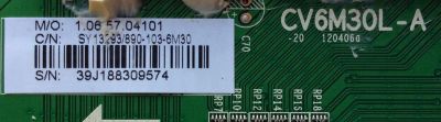 TARJETA FRC / WESTINGHOUSE 39J1883 / 890-103-6M30 / CV6M30L-A / MODELO DWM55F1Y1 TW-75901-C055C	 - Imagen 2