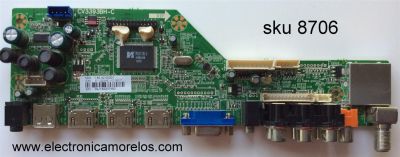 MAIN / SHARP NQP890M0006N17 / 890-M00-06N17 / CV3393BH-C / 1.80.42.00201 / SY13377 / 39J2076 / SY13293 / PANEL T600D3-HA10-D03-A2 / MODELOS LC-60LE452U / LC-60LE450U