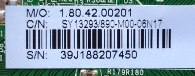 MAIN / SHARP NQP890M0006N17 / 890-M00-06N17 / CV3393BH-C / 1.80.42.00201 / SY13377 / 39J2076 / SY13293 / PANEL T600D3-HA10-D03-A2 / MODELOS LC-60LE452U / LC-60LE450U - Imagen 3