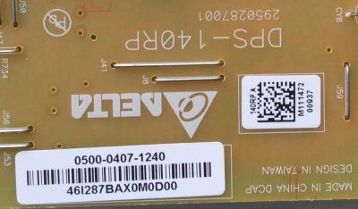 FUENTE DE PODER / VIZIO 0500-0407-1240 / DPS-140RP / 2950287001 / MODELO E321VL	 - Imagen 3