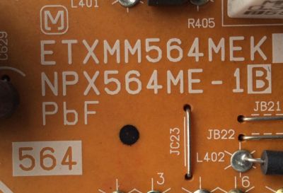 FUENTE DE PODER / PANASONIC ETXMM564MEK / NPX564ME-1B / NPX564ME-1A / MODELO TH-50PHD8UK	 - Imagen 2