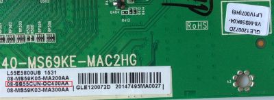 MAIN / TCL 08-SS55CUN-OC400AA / 08-MS59K05-MA200AA / 08-MS59K03-MA300AA / 40-MS69KE-MAC2HG /	 - Imagen 2